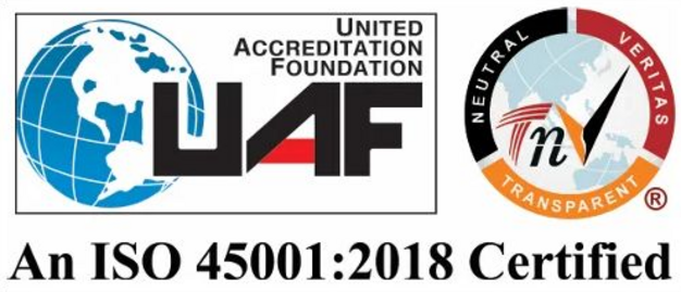 ISO 45001:2018 certified