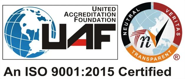 ISO 9001:2015 certified